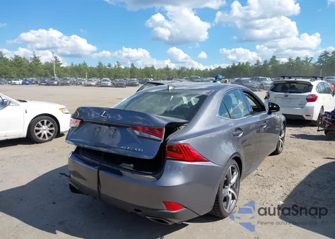 2018 Lexus Is 300 from USA, damaged, VIN JTHC81D24J5033612